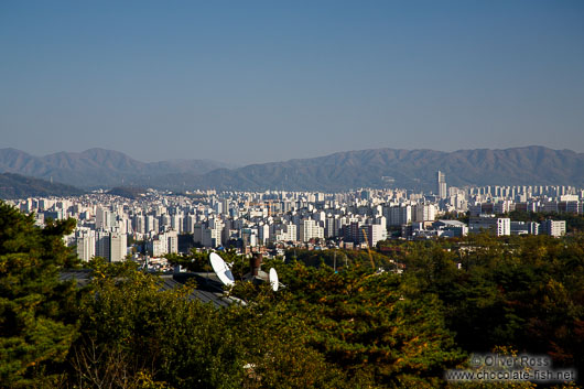 Seoul panorama from Samcheonggak