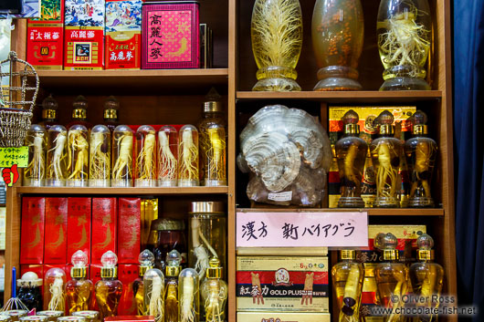 Items for sale at the Seoul night market