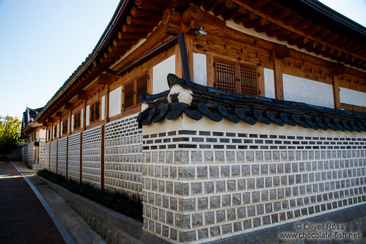 Seoul Bukchon Hanok village houses