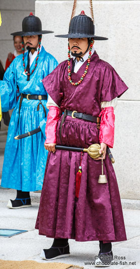 Seoul Gyeongbokgung palace guards