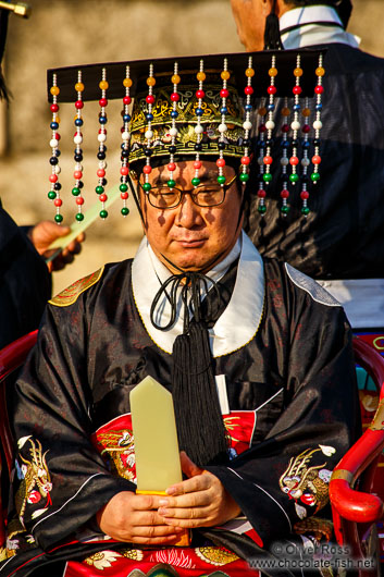 Ceremony performed at the Jongmyo Royal Shrine in Seoul