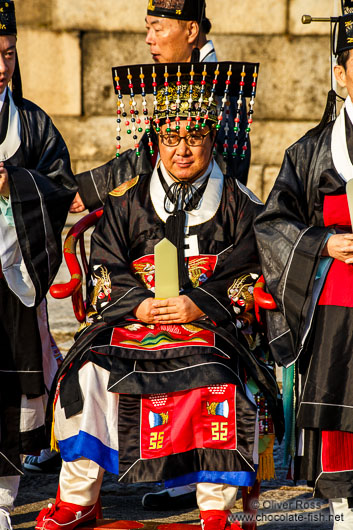 Ceremony performed at the Jongmyo Royal Shrine in Seoul