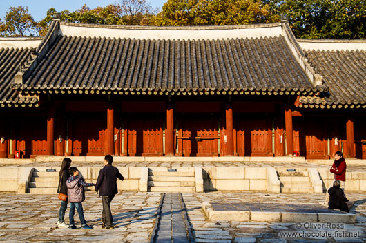 The Jongmyo Royal Shrine in Seoul