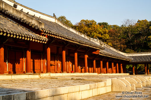 The Jongmyo Royal Shrine in Seoul