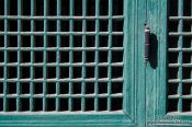 Travel photography:Window detail in Seoul`s Changdeokgung palace, South Korea