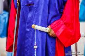 Travel photography:Robe of a Gyeongbokgung palace guard, South Korea