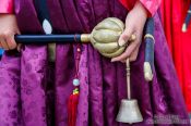 Travel photography:Robe of a Gyeongbokgung palace guard, South Korea