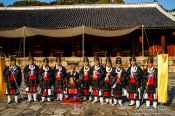 Travel photography:Ceremony performed at the Jongmyo Royal Shrine in Seoul, South Korea