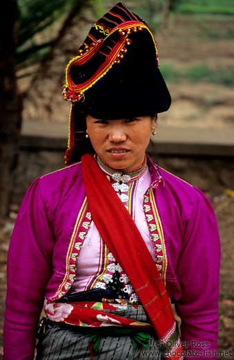 Woman at Luang Prabang market