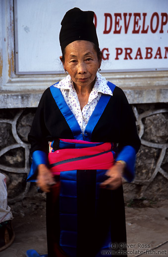 Woman at Luang Prabang market