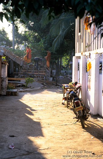 Alley in Luang Prabang