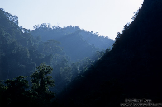 Mountains near Huay Xai