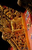 Travel photography:Facade detail at Wat Xieng Thong in Luang Prabang, Laos