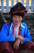 Travel photography:Woman at Luang Prabang market, Laos