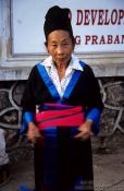 Travel photography:Woman at Luang Prabang market, Laos