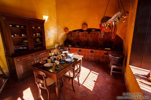 Kitchen in a colonial house in Campeche