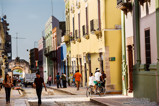 Colonial houses in Campeche