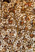 Travel photography:Ceiling decorations in the church in Oaxaca, Mexico