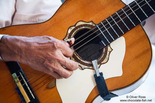 Boca del Rio musician with guitar