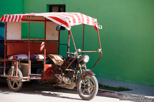 Celestun motorbike taxi