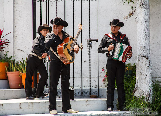 Mariachi at the Xochimilco Lake near Mexico City