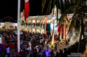 Travel photography:Boca del Rio Independence day celebrations with `el grito`, Mexico