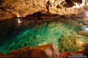 Travel photography:Underground cenote in Yucatan, Mexico