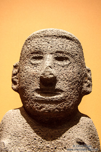 Sculpture at the Mexico City Anthropological Museum