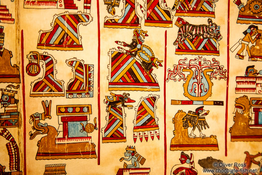 The Selden Codex (códice Selden) at the Mexico City Anthropological Museum