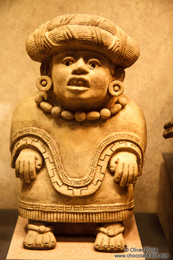 Sculpture at the Mexico City Anthropological Museum