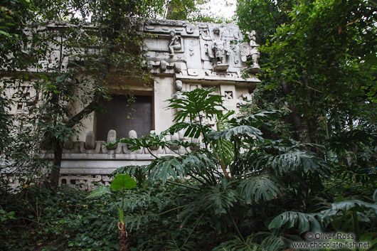 Mayan temple at the Mexico City Anthropological Museum