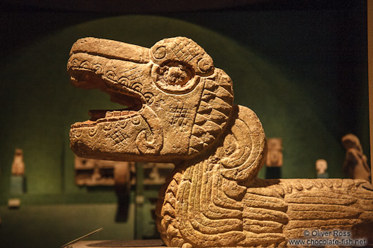 Snake at the Mexico City Anthropological Museum