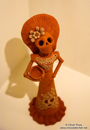 Figurine representing death at the Oaxaca Monte Alban archeological site