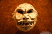 Travel photography:Mask at the Mexico City Anthropological Museum, Mexico