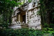 Travel photography:Mayan temple at the Mexico City Anthropological Museum, Mexico