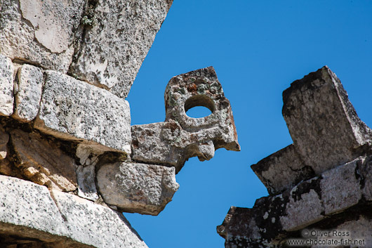 Facade details of the church at the Chichen Itza archeological site