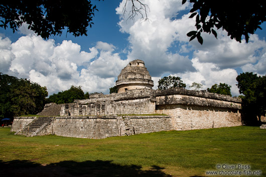 The ancient astronomical observatory at the Chichen Itza archeological site