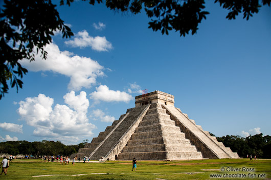 Central pyramid at the Chichen Itza archeological site
