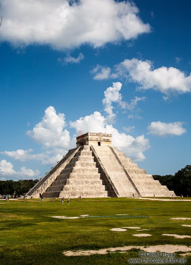 Central pyramid at the Chichen Itza archeological site