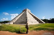 Travel photography:The main pyramid at the Chichen Itza archeological site, Mexico