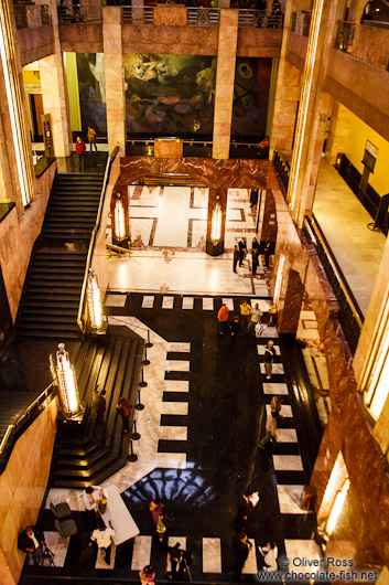 Inside the Palacio de Bellas Artes