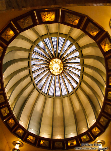 Main cupola of the Palacio de Bellas Artes