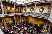 Travel photography:Interior of the Casa de los azulejos, Mexico