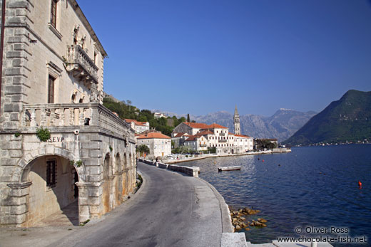 Perast waterfront