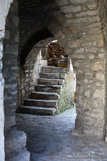 Narrow alley in Ulcinj