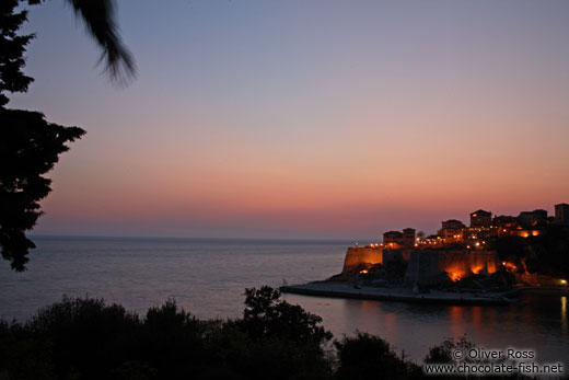 Sunset over Ulcinj