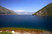 Travel photography:View of the Boka Kotorska bay near Perast, Montenegro