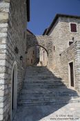Travel photography:Street in Ulcinj old town, Montenegro