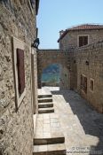 Travel photography:Street in Ulcinj old town, Montenegro