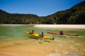 Travel photography:Sea kayaking in Abel Tasman National Park, New Zealand